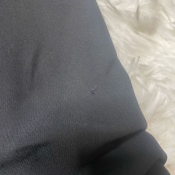 Vince Camuto Ruched Sleeve Blazer Size 22 W Black Hook Closure Collared Vneck - Picture 8 of 10